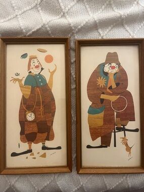 Joan Bryant  1962 clown prints